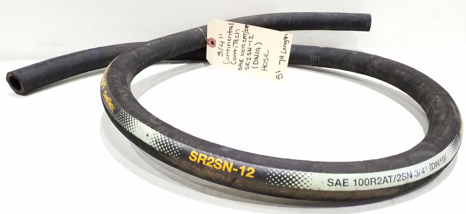 3/4″ I.D. Continental Contitech SAE 100R2AT/2SN 5′ 7″ Length (DN19) 3120 PSI