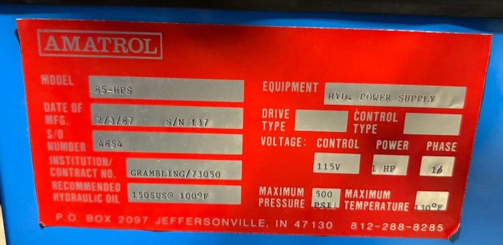 AMATROL 850 Controls Technology Training System 850-CTB w/ Modules & Accessories