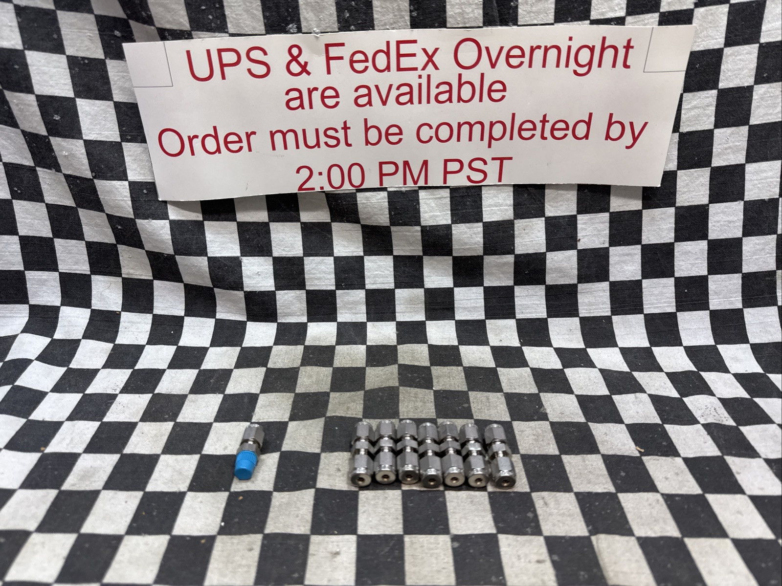 Swagelok SS-200-6 & SS-200-1-2, Union 1/8″ & Male, LOT OF 8, SHIPSAMEDAY#ZF1G