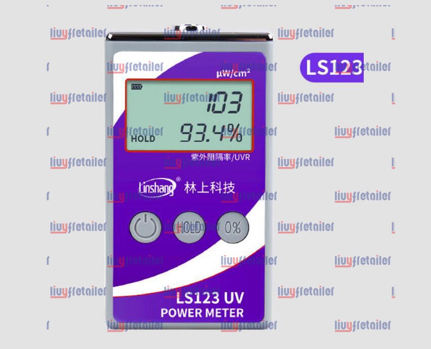UV Power Meter Handheld LCD UV Radiation Tester Illumination Radiometer LS123