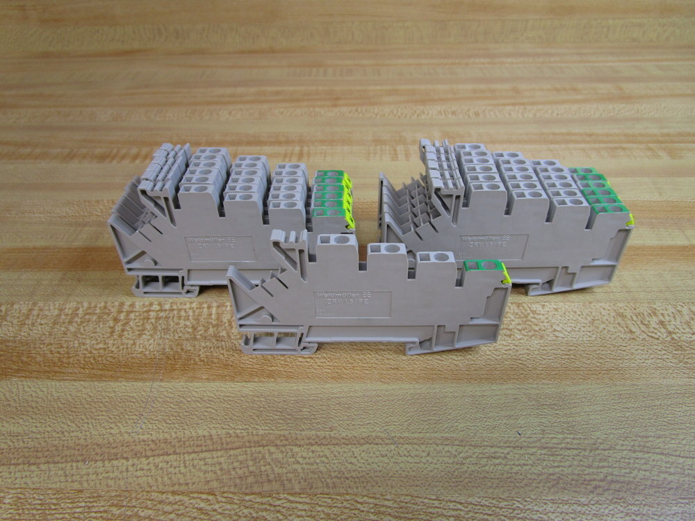 Weidmuller ZRV 1.5/PE Terminal Block ZRV15PE (Pack of 13)