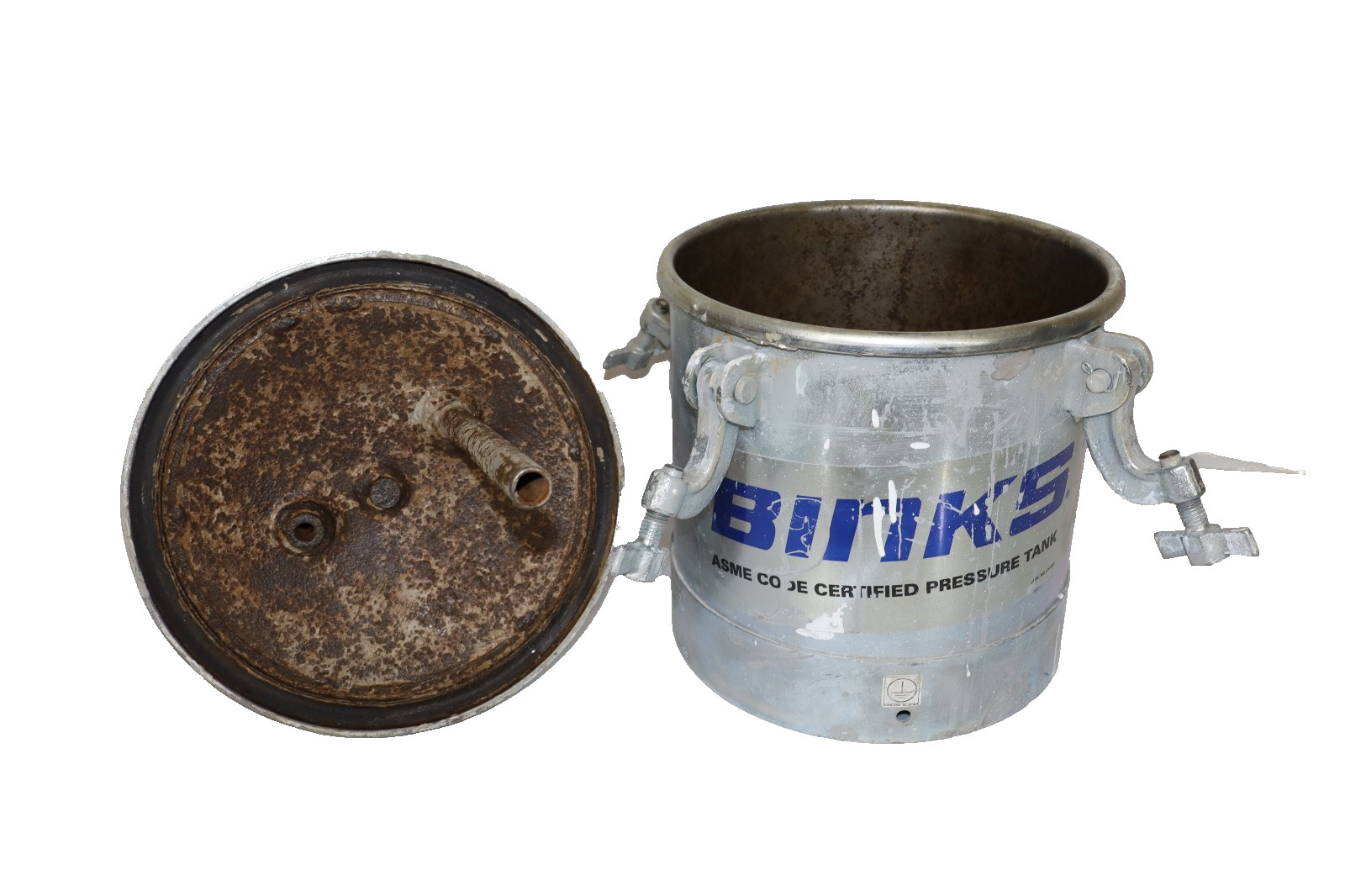 Binks 2.8 Gallon Paint Pot Stainless Pressure Paint Pot CRN OH6685.5C