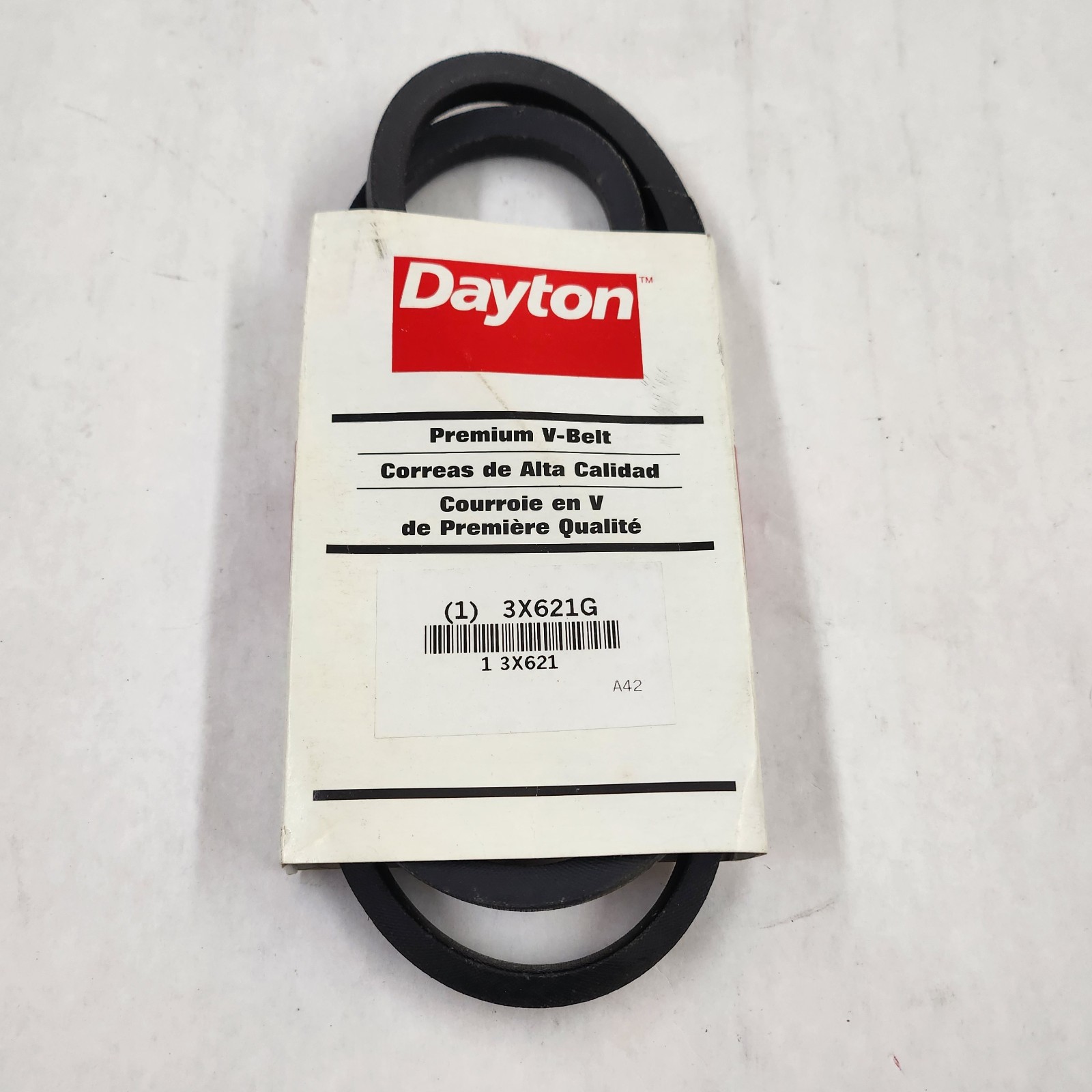 New Dayton Premium V-Belt 3X621G A42 Free Shipping