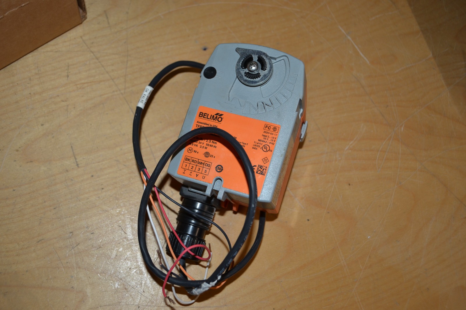 2 ~ Belimo ~ TFRB24-SR ~ Valve Actuator, Spring return, AC/DC 24V ~ Used