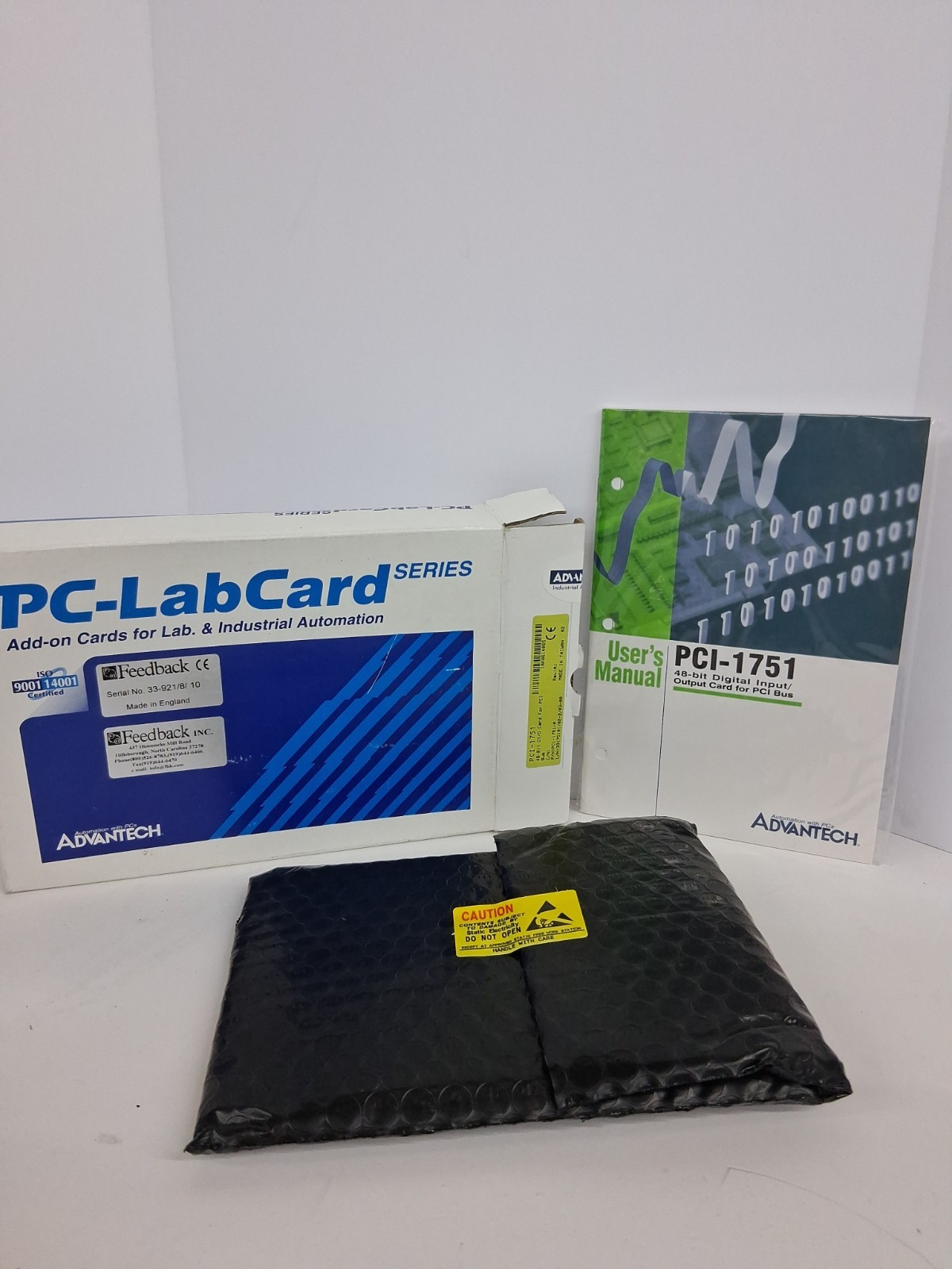 Advantech PC-Lab Card Series PCI-1751 REV.A1 02-2(184)