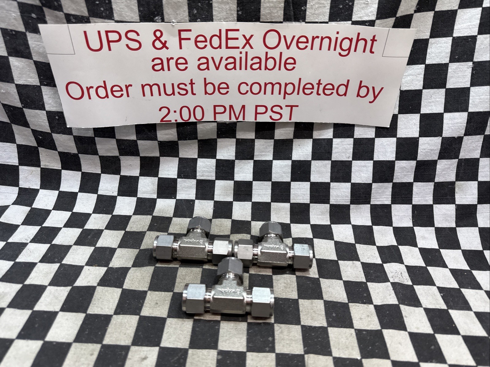 Swagelok SS-810-3, SS8103, TEE Union 1/2″, LOT OF 3, SHIPSAMEDAY#118F6