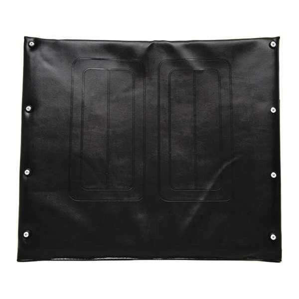 Alco 767-A3 Vinyl Back Upholstery, 24″ W, 8 Hole, Black