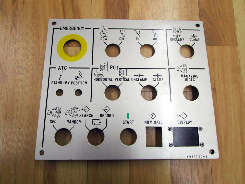 Generic F93172043 Front Emergency Operator Display Panel