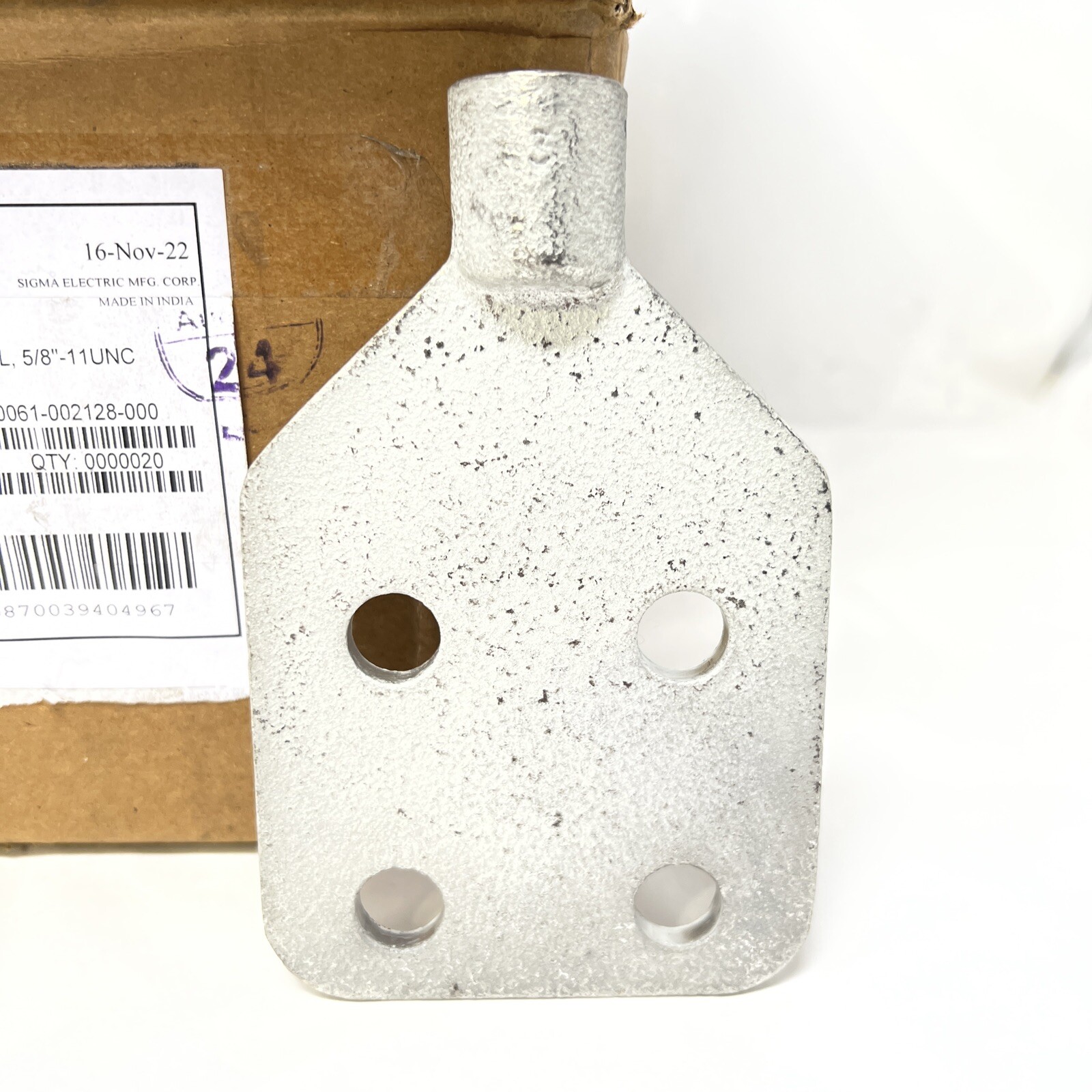 Sigma Electric ST4V Spade Term, 4-HL, 5/8”-11 UNC, Tin Plated Transformer Spade
