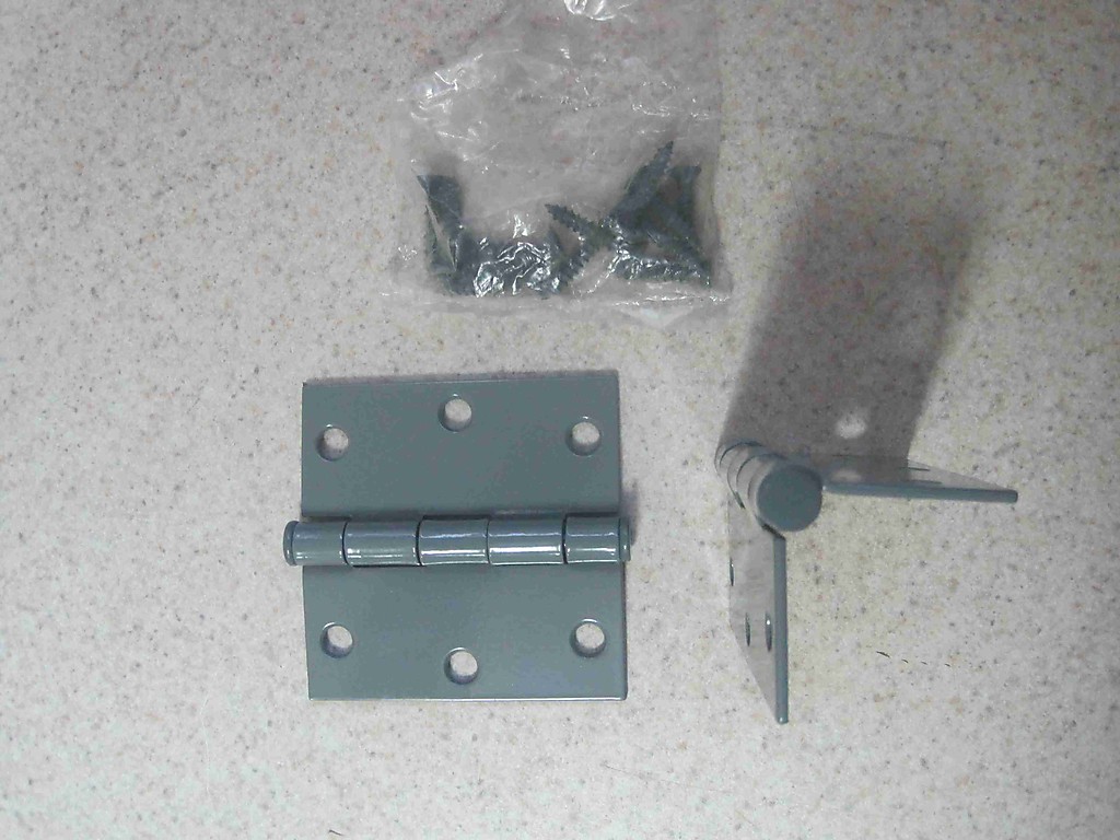 Qty-2 New 3″ Heavy Duty Butt Door Hinge Painted with Primer 6-Hole w/ screws