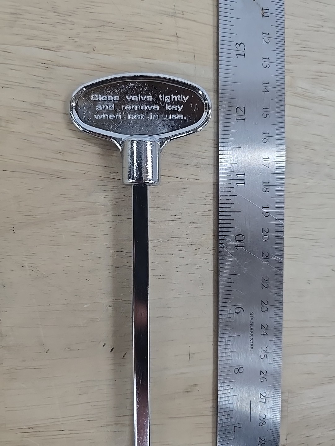 USD Products Pure-Fire Universal Gas Valve Key Long Replacement Heavy Duty