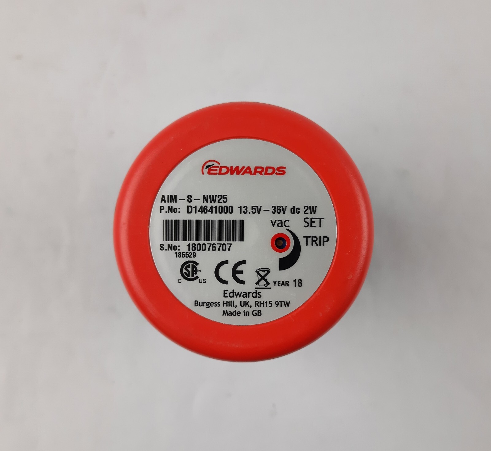 Edwards AIM-S-NW25 D14641000 Active Inverted Magnetron Gauge