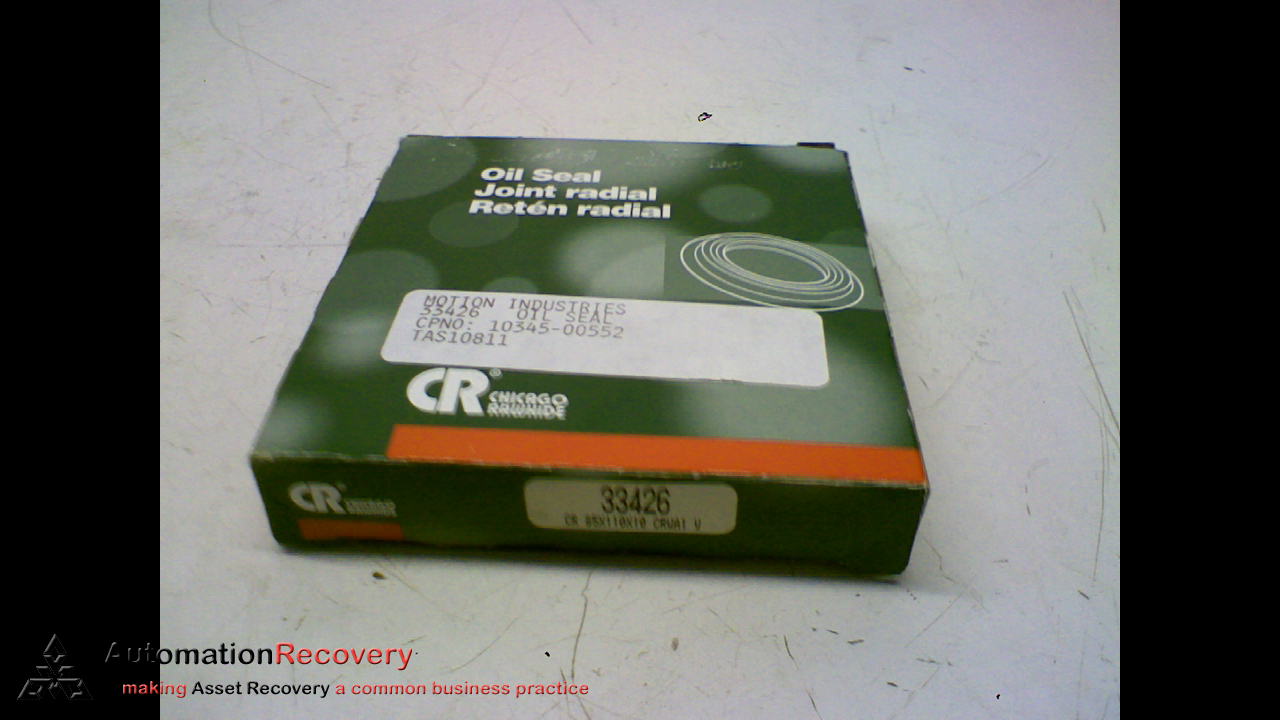 CHICAGO RAWHIDE CR 85X110X10 CRWA1 V OIL SEAL JOINT RADIAL, NEW #162292