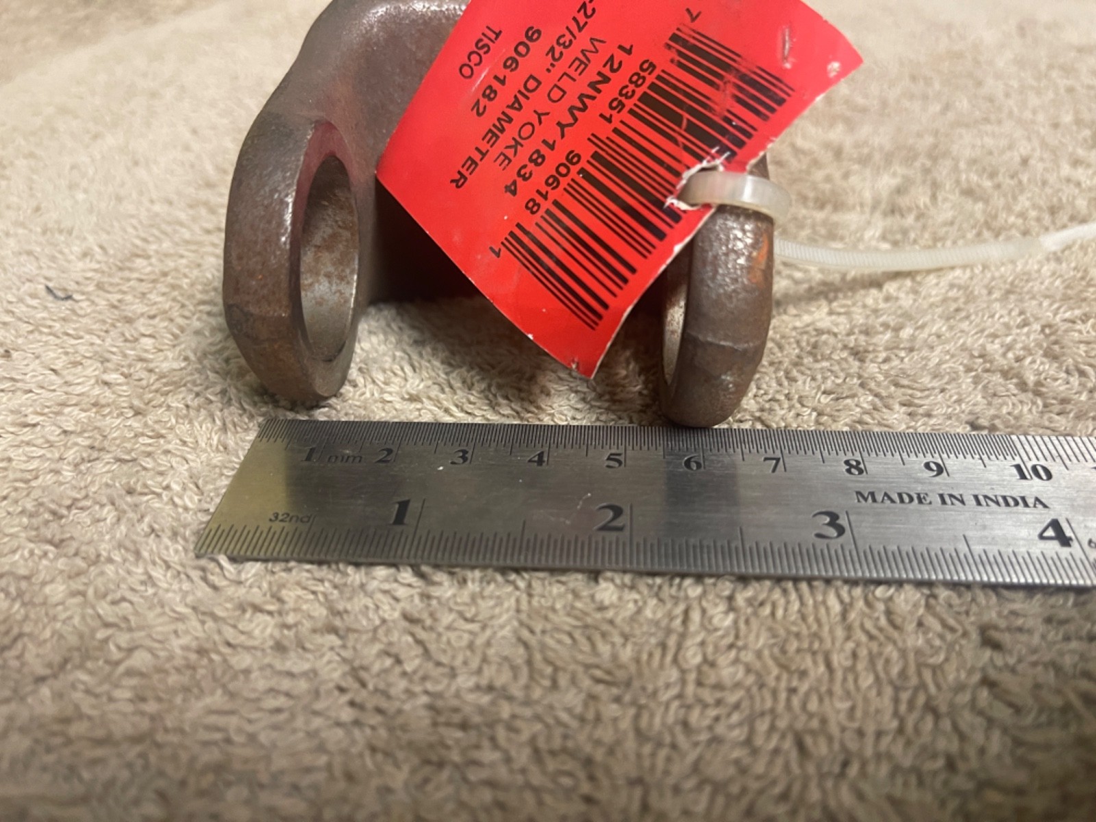 NOS TISCO 12NWY1834 TUBE WELD YOKE NEW HOLLAND TRACTOR