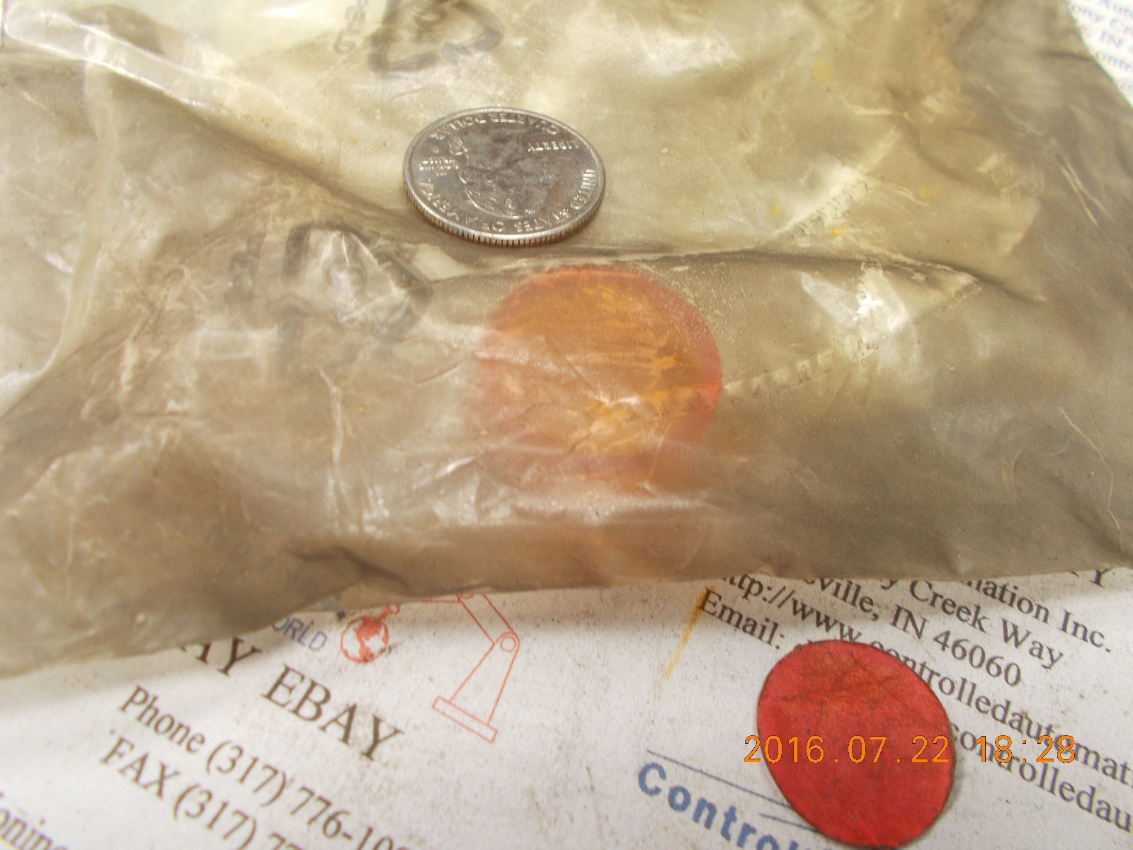 Telemecanique ZB2-BW9153 Light Lens (AMBER)