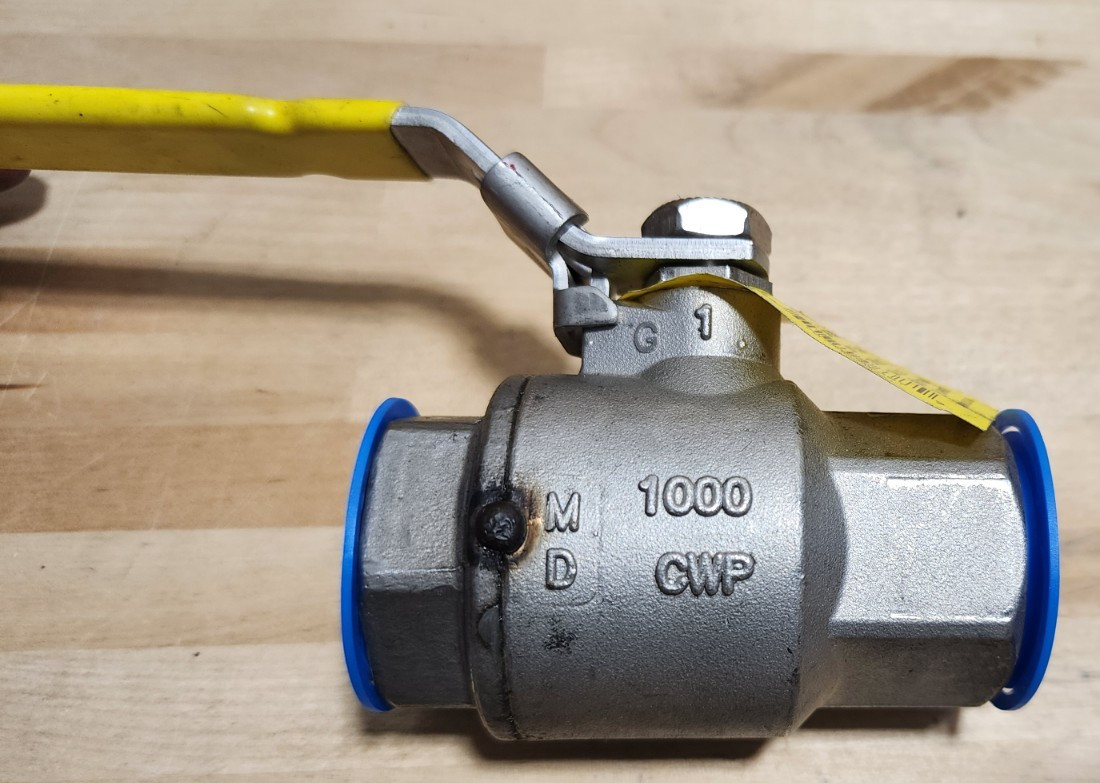 Apollo 1″ Ball Valve 76F-105-2427SP1 CF8M 1000 CWP 316 SS *PS