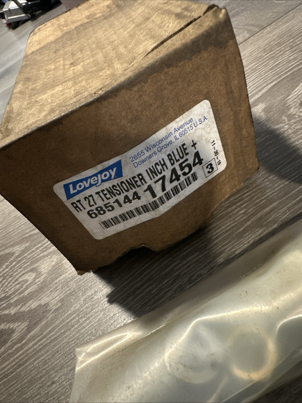 Lovejoy 68514417454 Belt/Chain Tensioner Inch + RT 27 W/Hardware