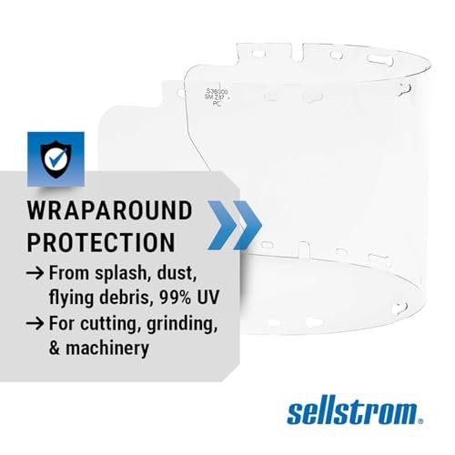 Sellstrom Replacement Polycarbonate Window – for 380 Series Face Shields -…