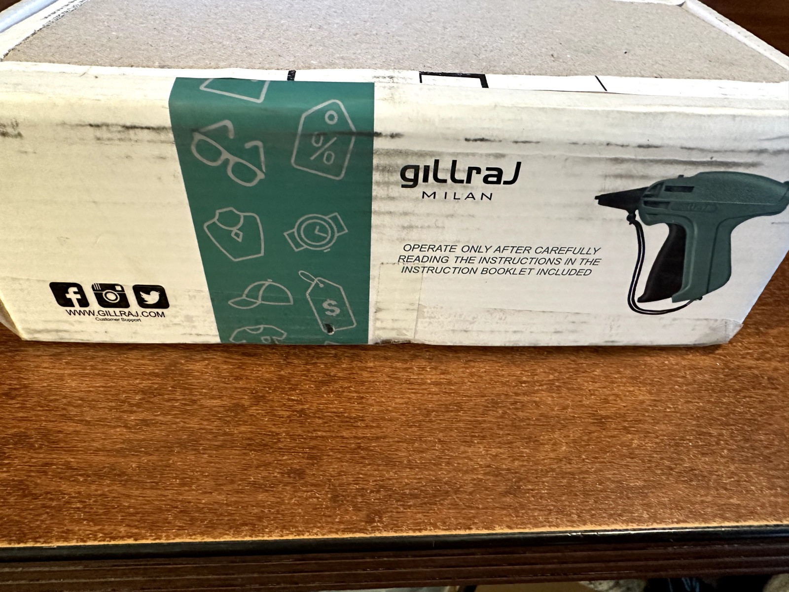 GILLRAJ MILAN5000pcsClothes Tagging Gun With 2&quot Standard Barbs 6 Needles Kit