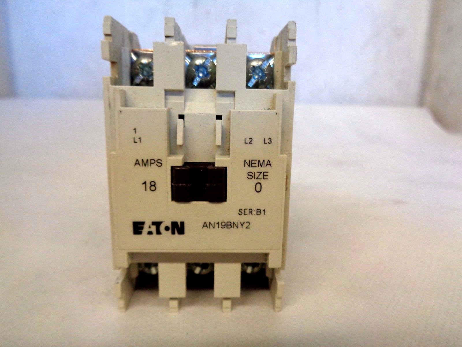 EATON/CUTLER-HAMMER AN19BNY2 CONTACTOR SIZE 0 18 AMP