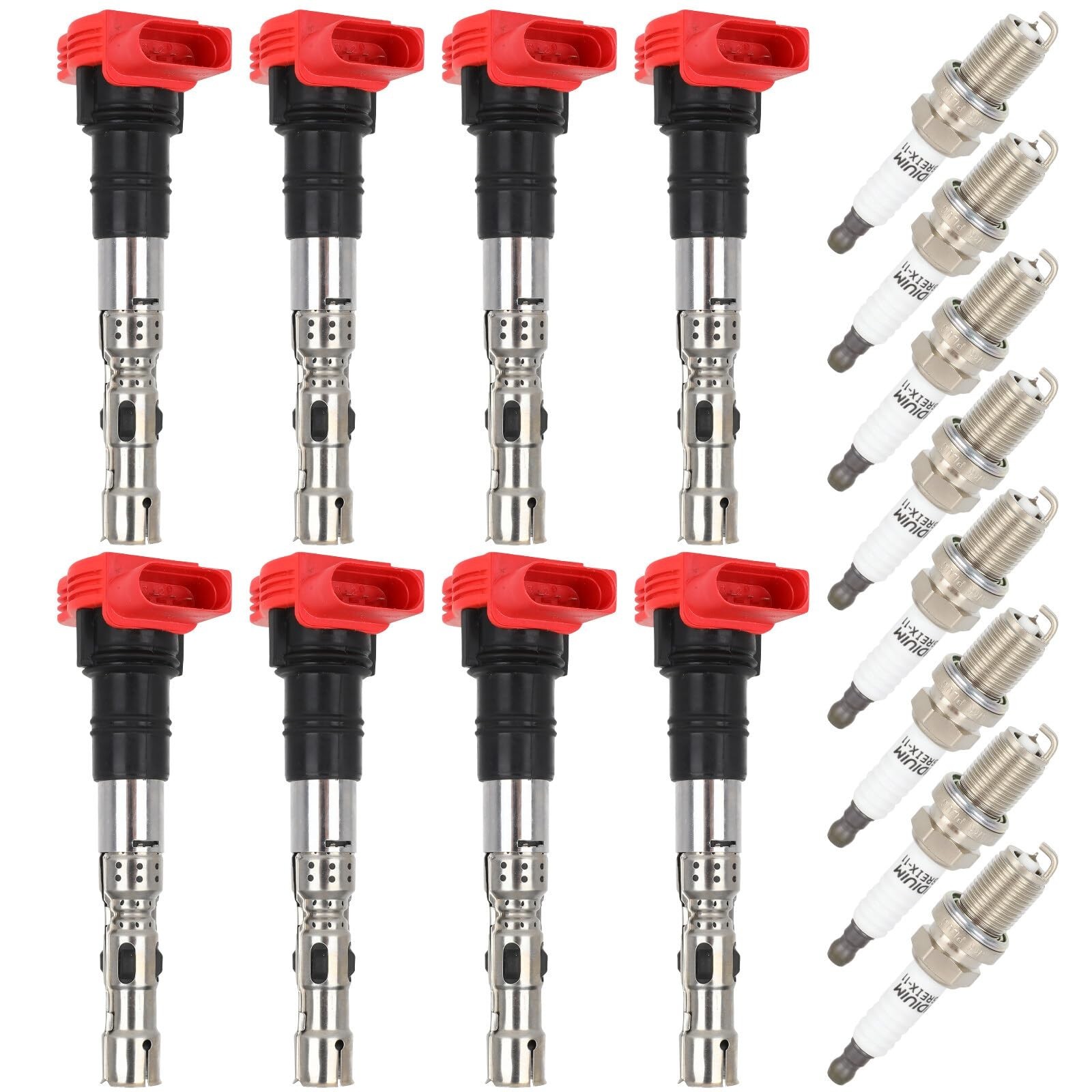 ECCPP UF418 8 ignition coils with 8 iridium Spark Plugs A8 Allroad S4 4.2L V8…