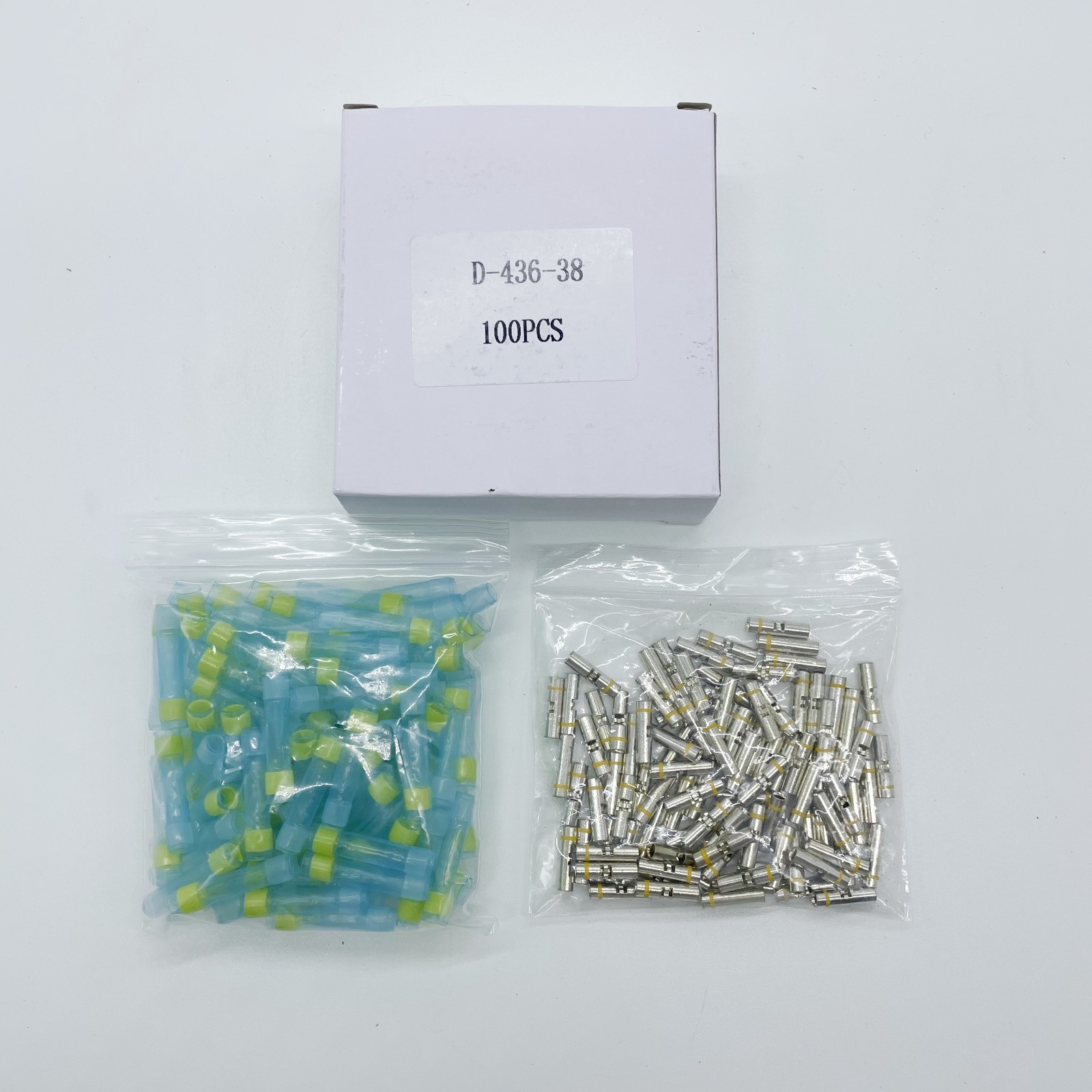D-436-38 new Fits For Military Aviation 100 Pcs Pack Plastic Case terminal