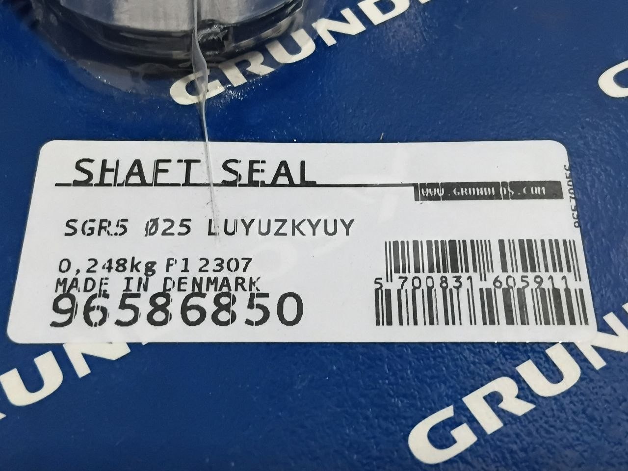 Grundfos 96586850 Shaft Seal OD46mm x ID29.5mm x Thickness0.8mm
