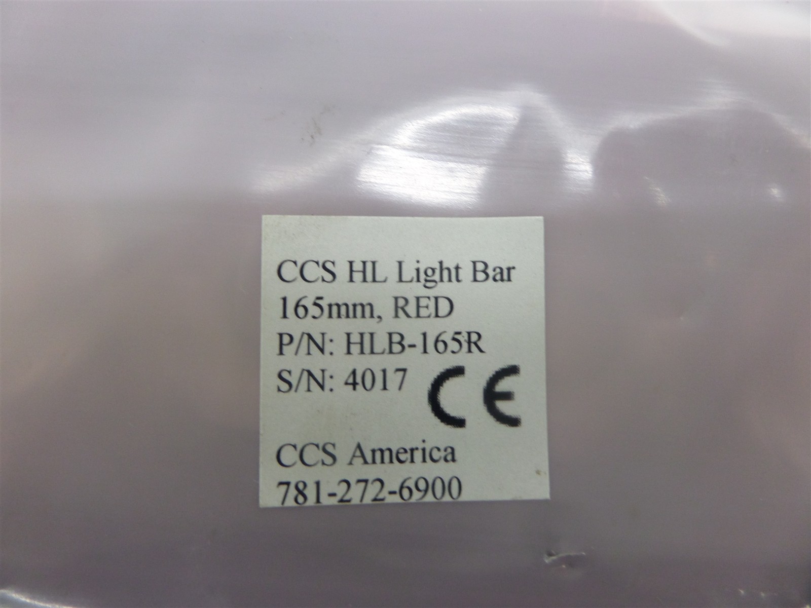 CCS HL Light Bar HLB-165R 165mm Red