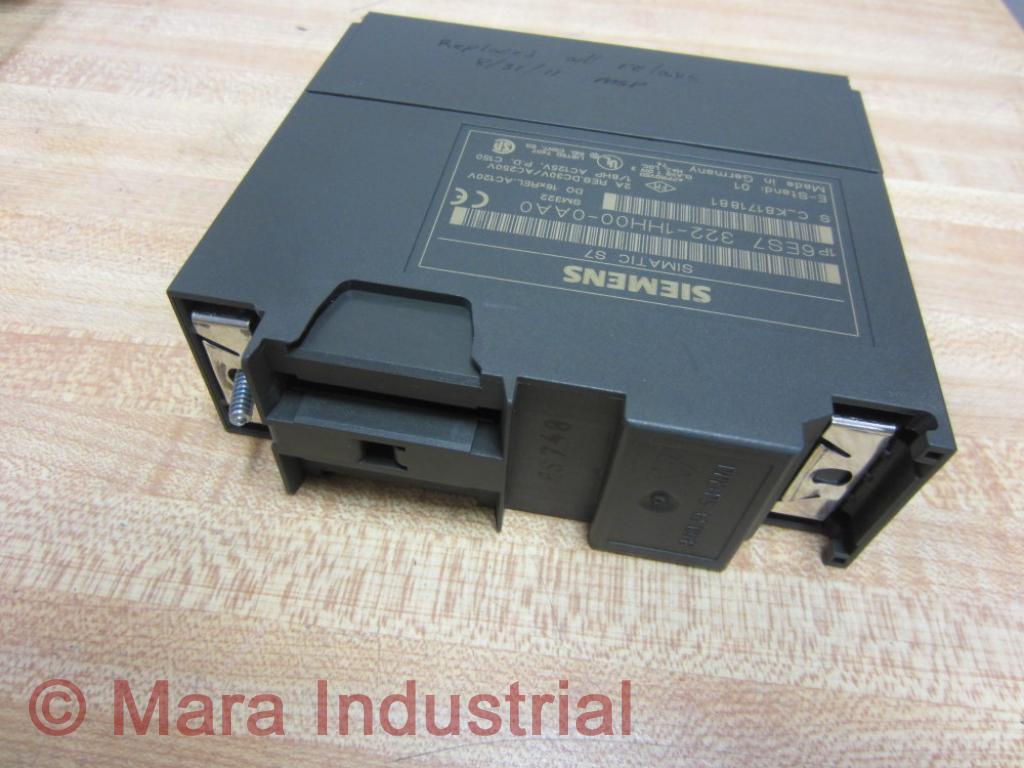 Siemens 6ES7 322-1HH00-0AA0 Output Module 6ES73221HH000AA0