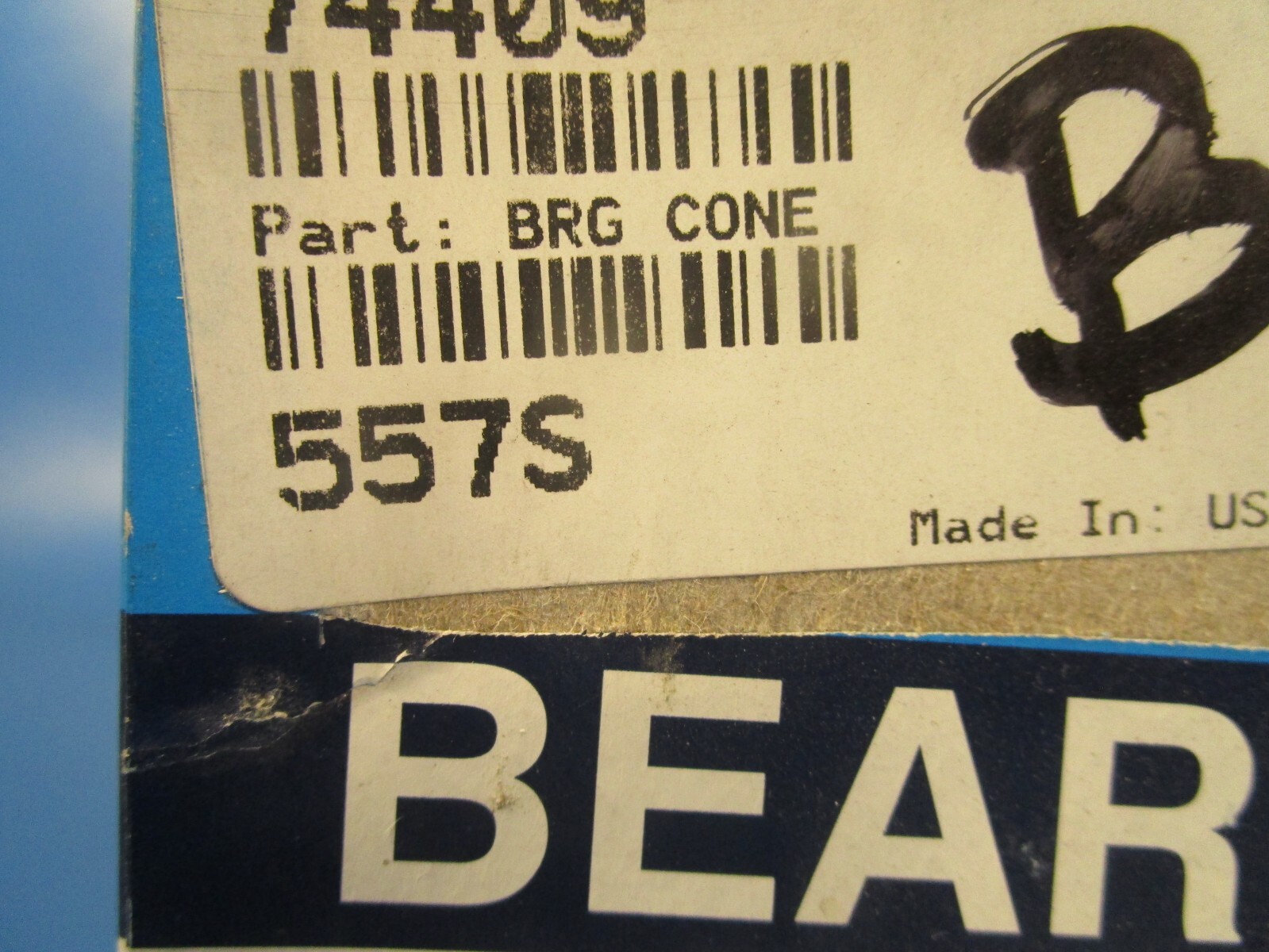 NTN BOWER 557S, Tapered Roller Bearing Cone, 2.165″ ID, 1.444 Width (Timken)
