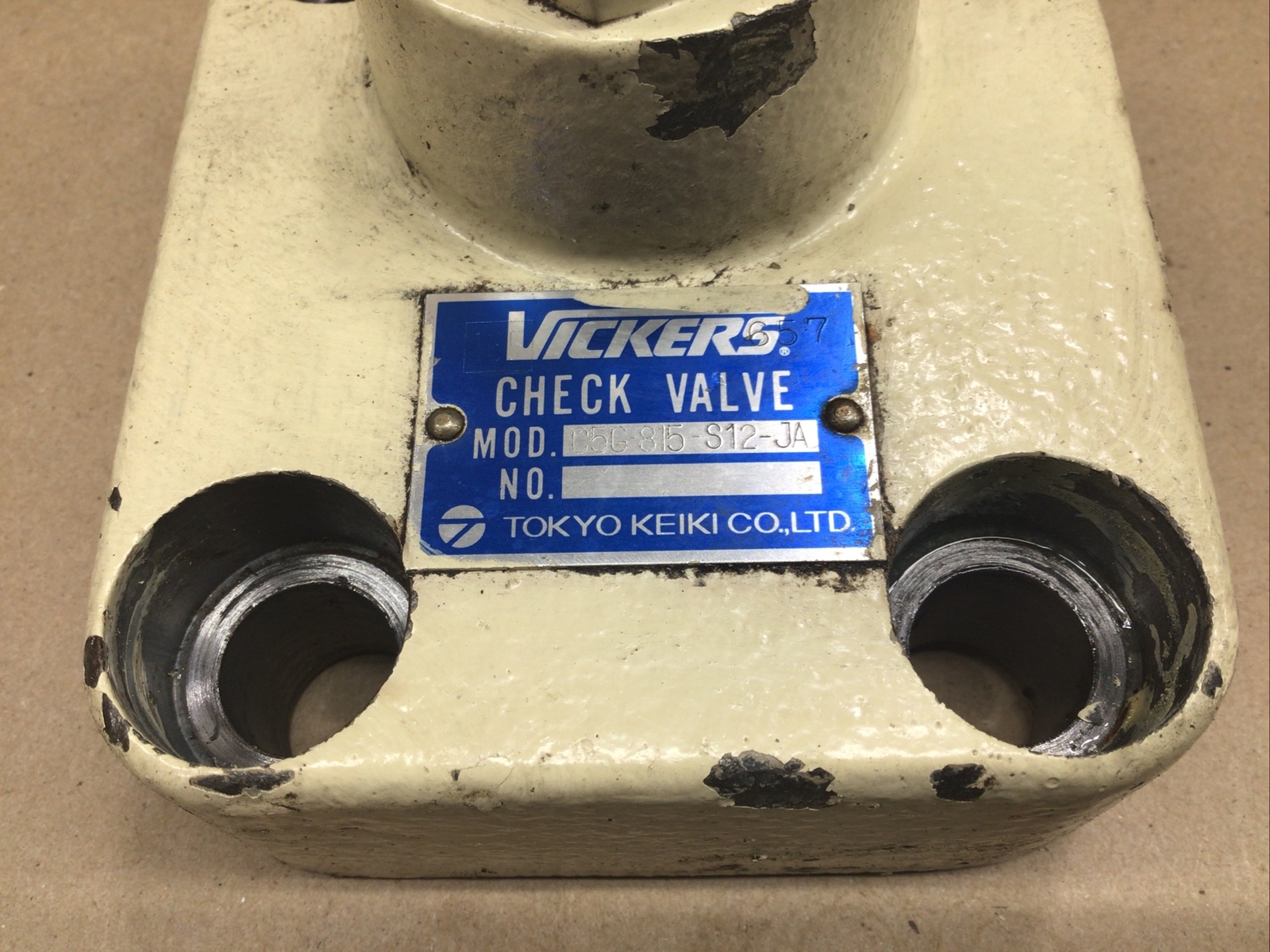 SPERRY VICKERS CHECK VALVE C5G815S12JA / C5G-815-S12-JA #51E28PR6