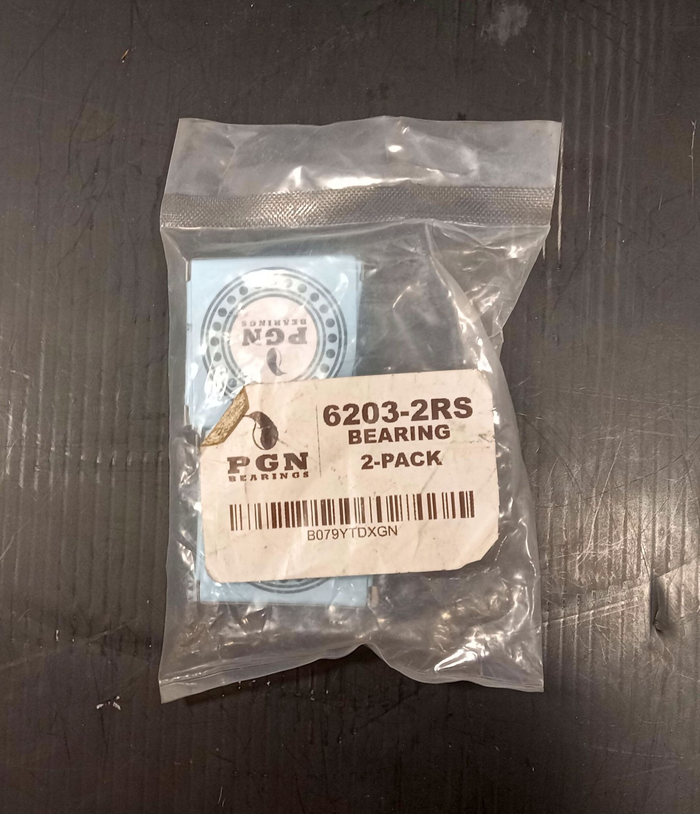 2 NEW PGN 6203 2RS C3 RADIAL DEEP GROOVE BALL BEARING NIB ***MAKE OFFER***