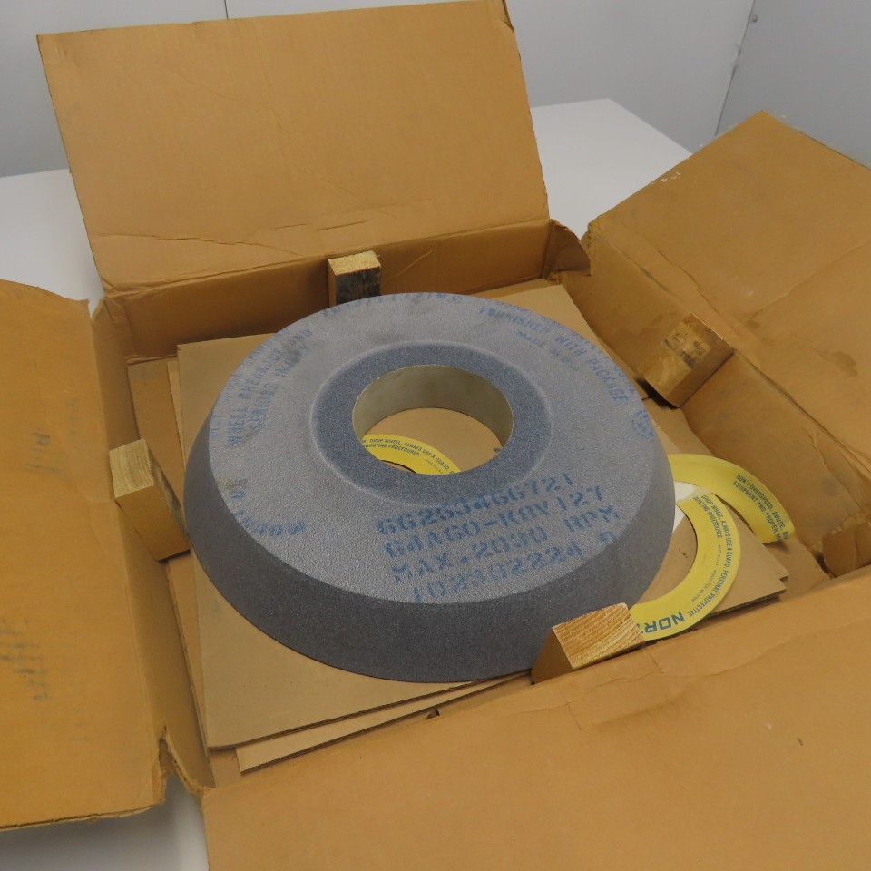 Norton G4AGO-K0V 15-7/8″ OD Abrasive Grinding Wheel 5″ Bore 2″ Thick 2030RPM