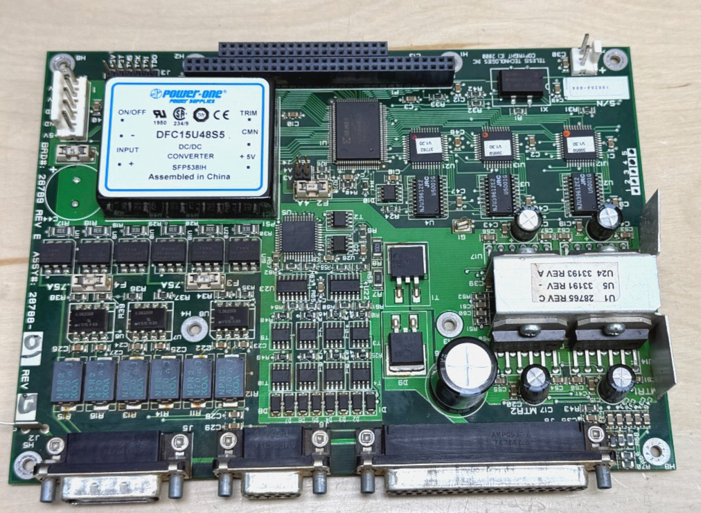 Telesis 28788-01 Rev B Communication Board for TMC420 Pinstamp Controller