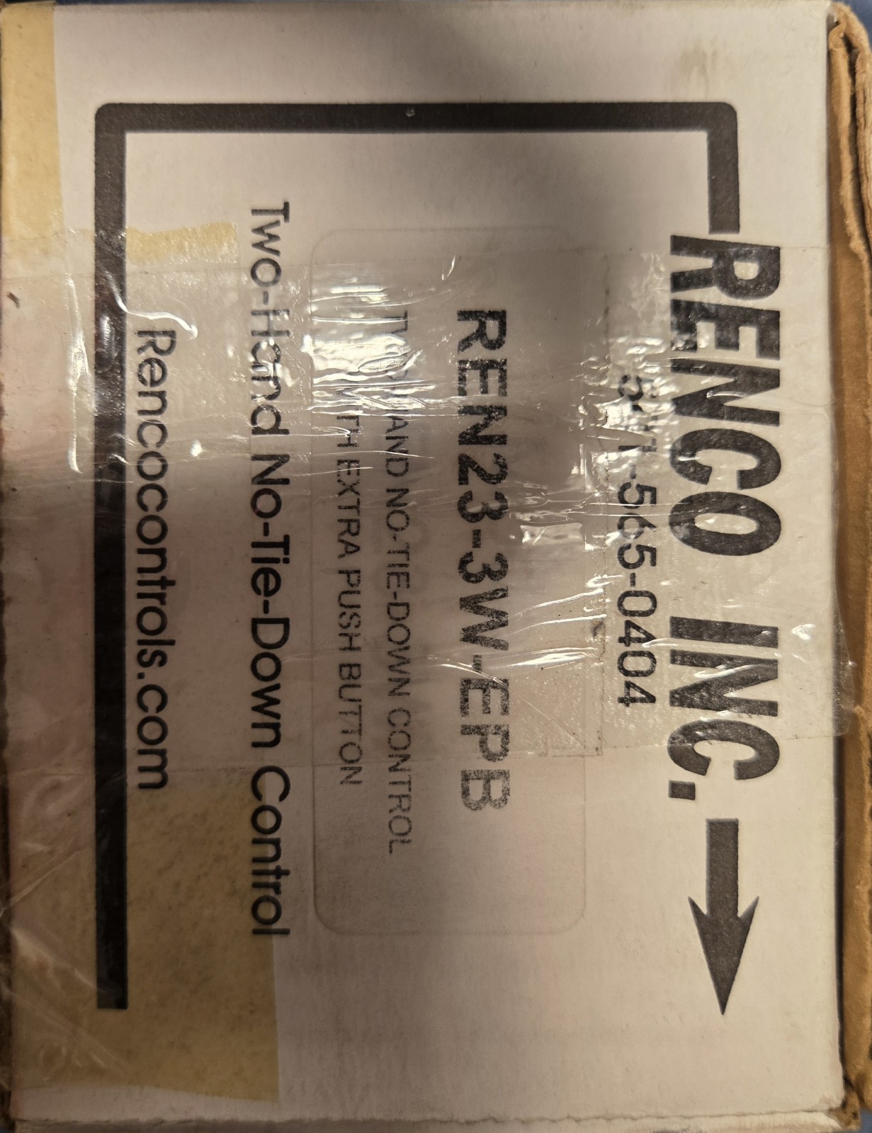 Renco REN23-3W-EPB Two Hand No Tie Down Control With Extra Button