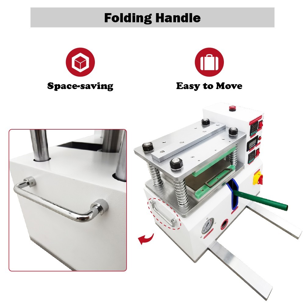 110V 1500W Vulcanizing Machine 50-350℃ Desktop Flat Plate for Rubber Plastic