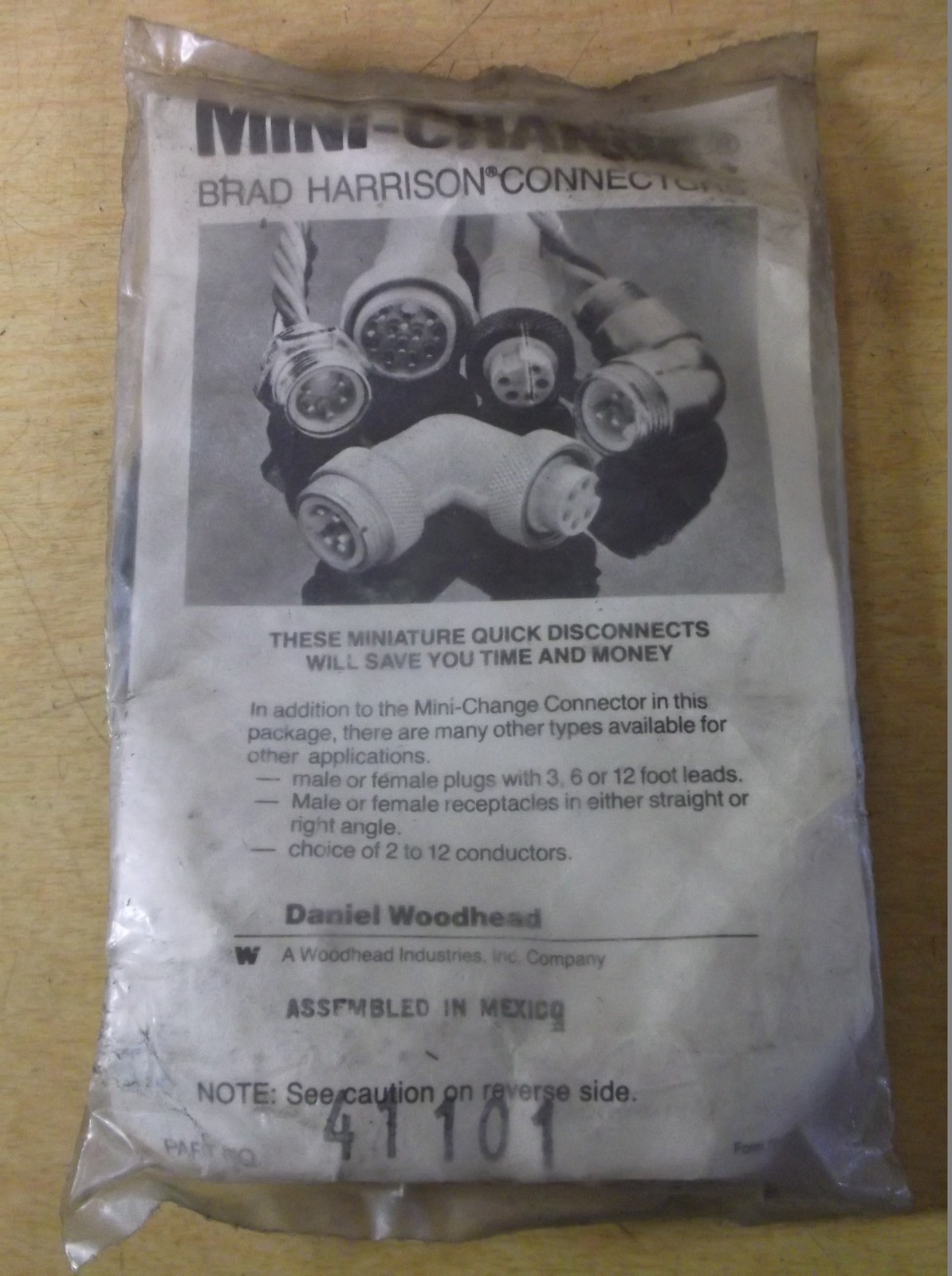 NEW Brad Harrison 41101 Mini-Change 4-Pin Receptacle Connector *FREE SHIPPING*