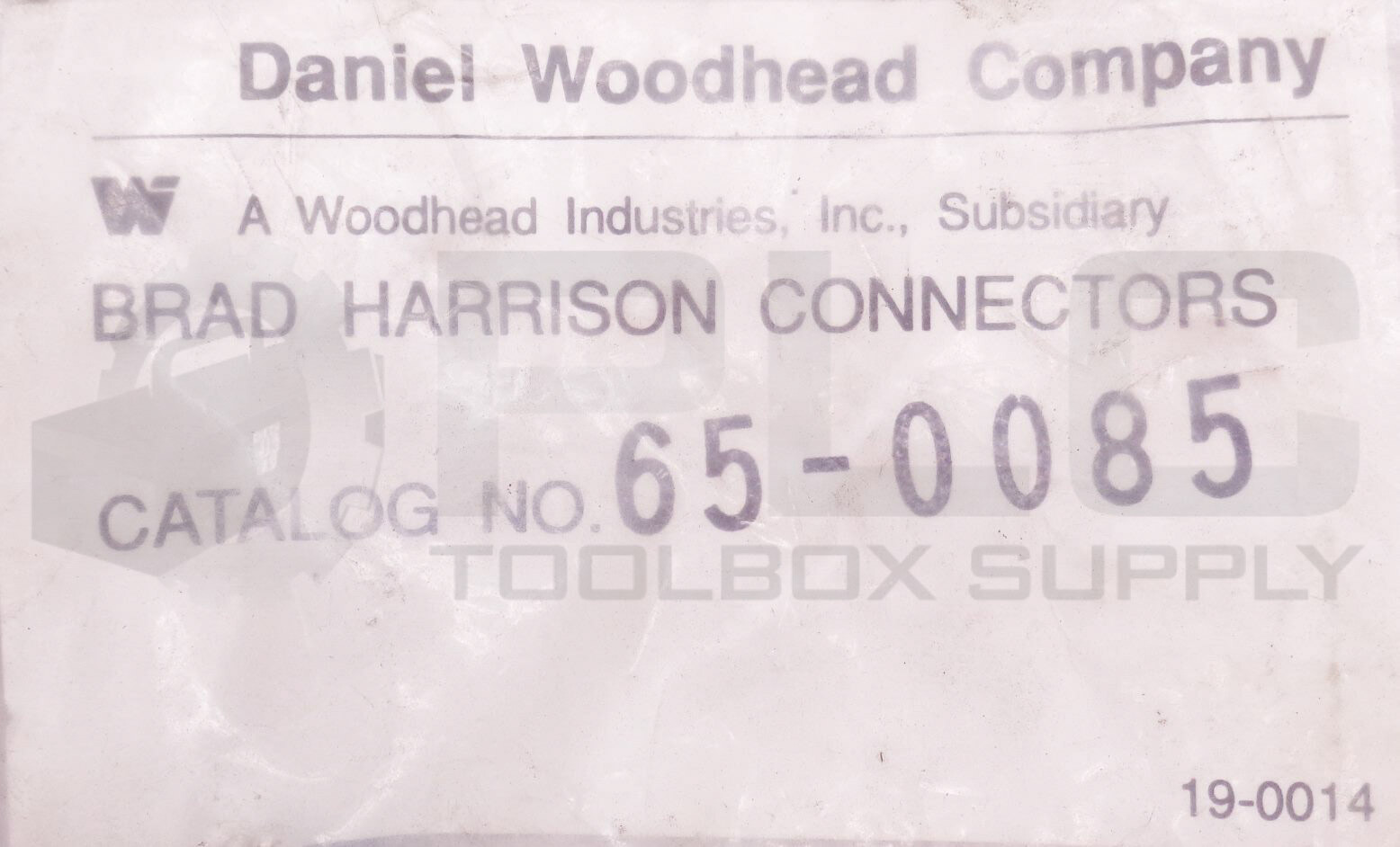 LOT OF 8 NEW BRAD HARRISON WOODHEAD 65-0085 CLOSURE CAP SIZE A MINI CHANGE