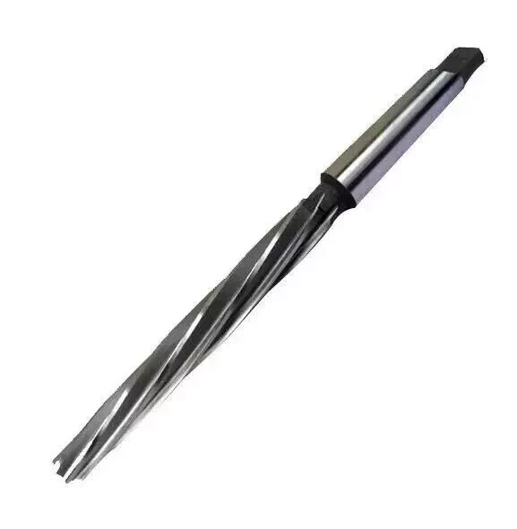 HSS Machine Reamer Dia17/32″ With Taper Shank MT 2-Cut Edge 3-3/16″-OAL 7-1/8″