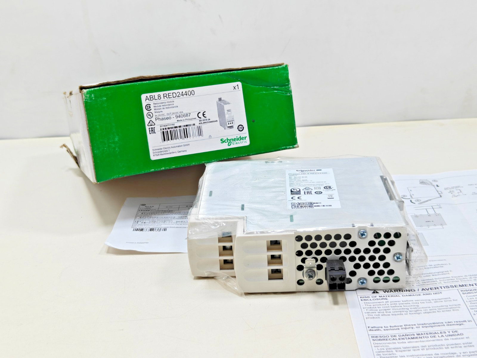 ABL8 RED24400 Schneider Electric Redundancy Module – 40A – for Regulated SMPS