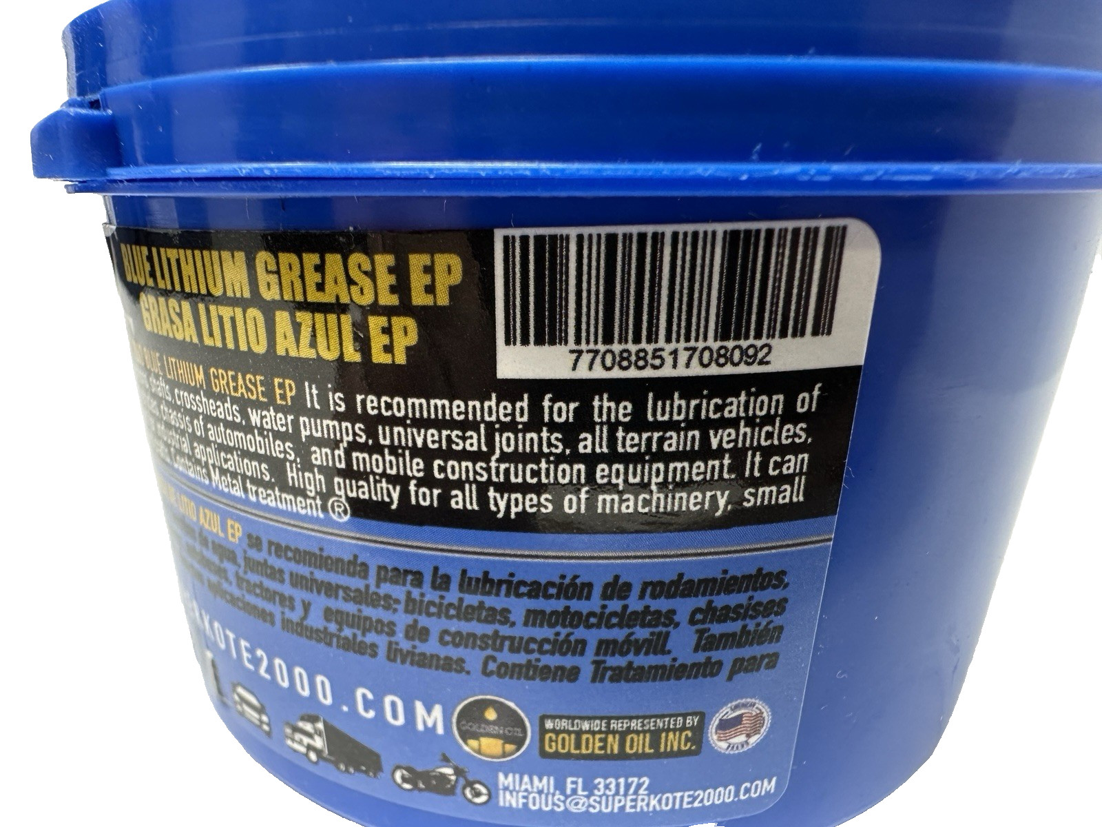 Lithium Grease Superkote 2000 / NLGI 2 / Multipurpose/Lithium/Lubricant/EP/High