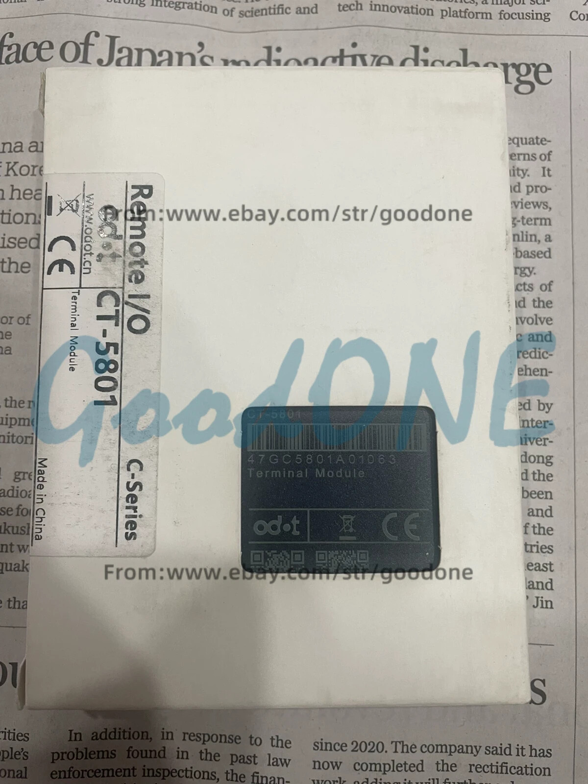 1PC NEW FOR ODOT Remote I/O Module CT-5801 Terminal Module