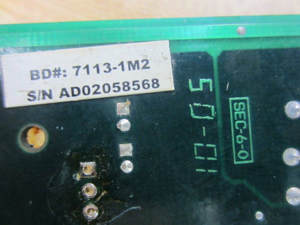 Medar 7113-1M2 Circuit Board 711-1 #2