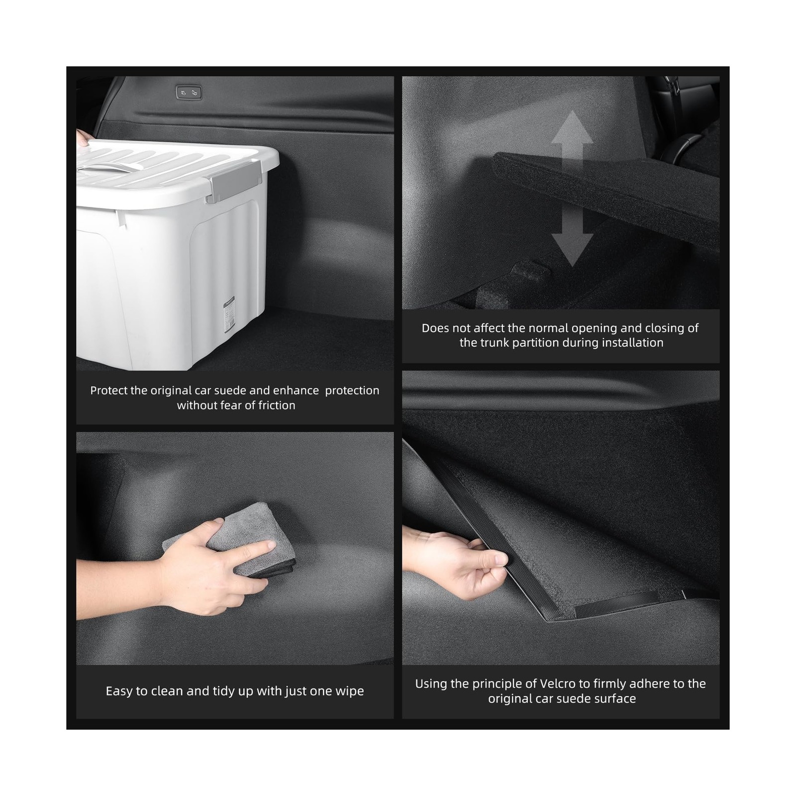 LUCKEASY Rear Trunk Side Protective Cover for Tesla Model Y Juniper 2026 2025…