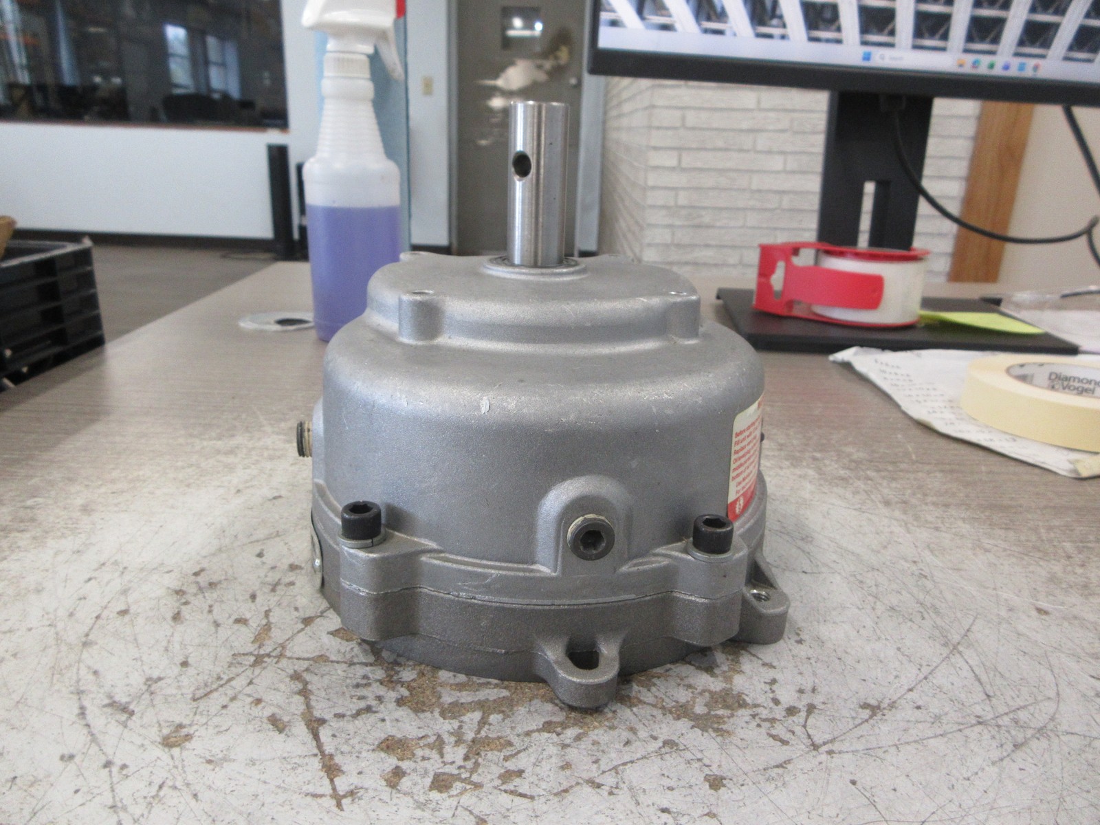 Toledo In-Line Gear Reducer M164-D7H Ratio: 3.20 539.2RPM New Surplus