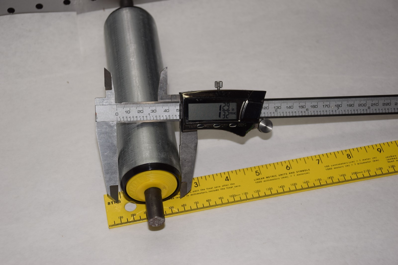(2) INTERROLL 1.776.R81.M75-7.63 H 1-29/32″ WIDE 10″ LENGTH CONVEYOR ROLLER NEW
