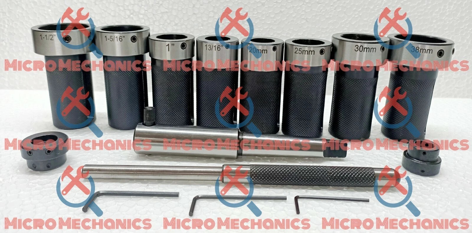 10x Die Holder Kit For Lathe Tailstock Morse Taper # 2 Sliding Action- Inch & MM