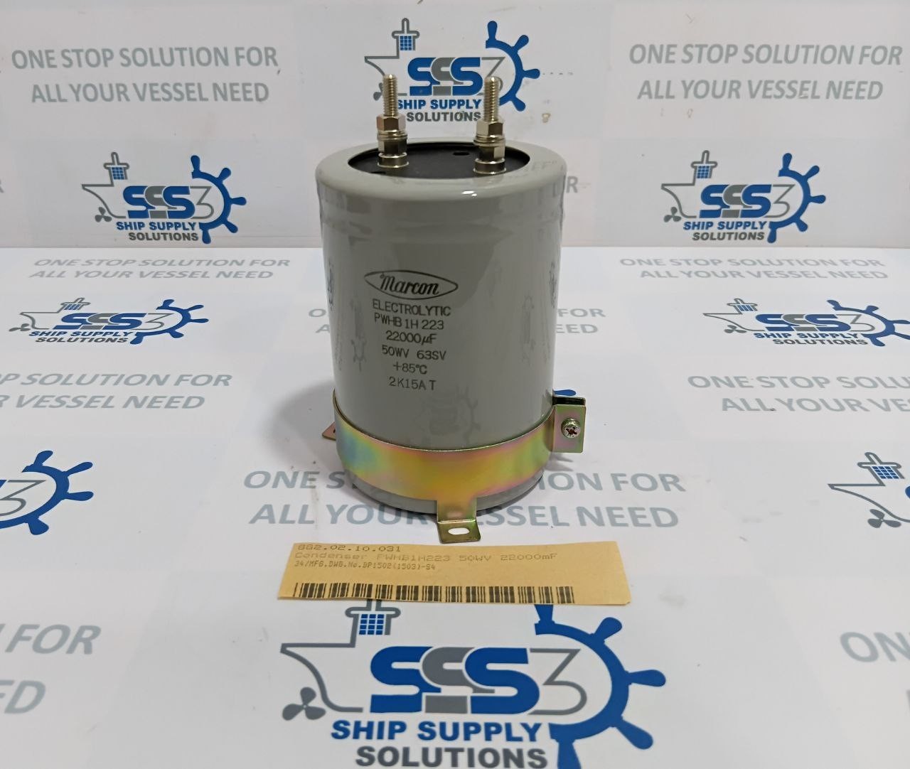 Marcon PWHB1H223 Electrolytic Capacitor 22000μF 50WV 63SV