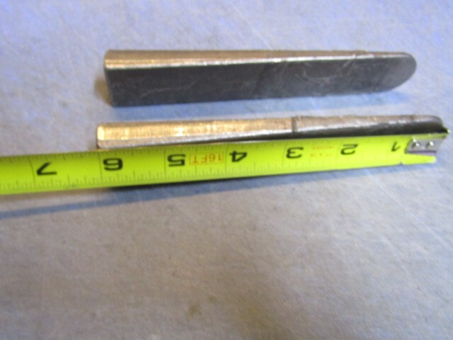 2 – 6″ Stock Wedge # 882, 02008076, 1/2″ H x 1″ W x 6″ L. NEW