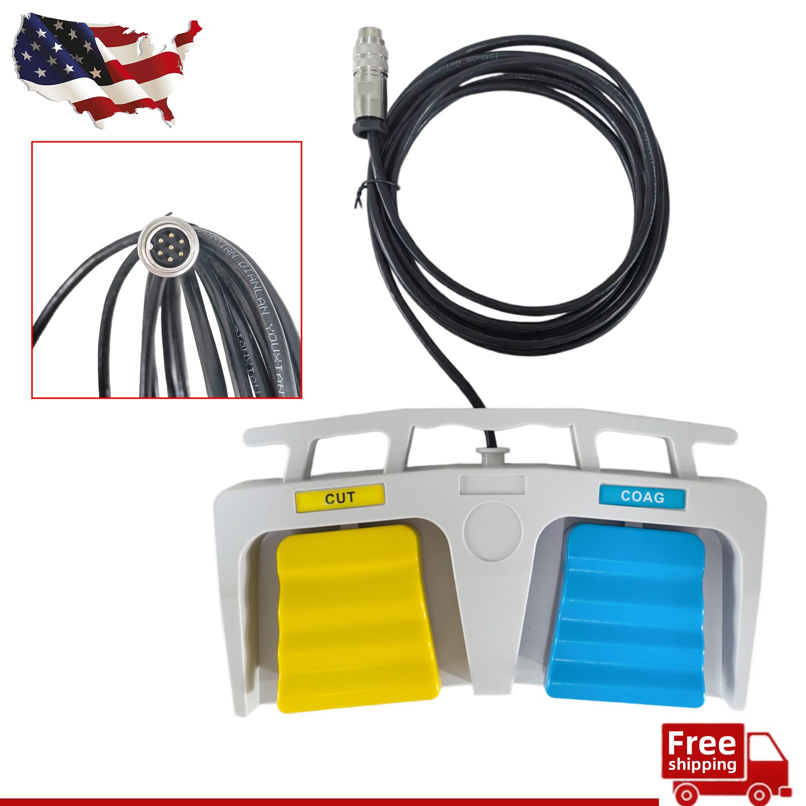 Fits For Olympus WB50402W NEW 1×Foot Switch ESG400 US